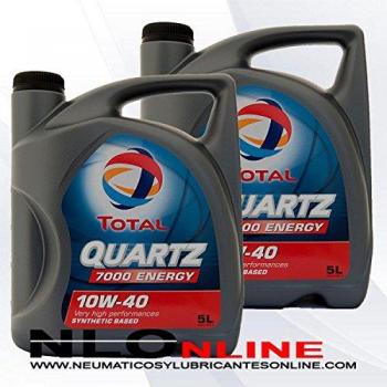 Total Lubricante Motor Quartz 7000 Energy 10W-40 2x5 litros