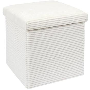 Coffre pouf pliable collection Victor beige