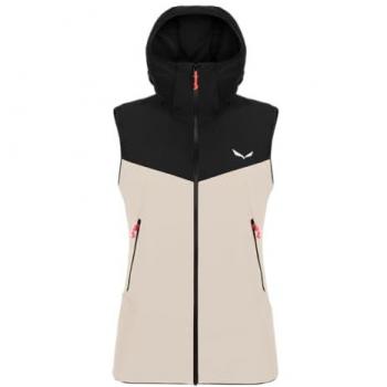 Gilet Donna Salewa Sella Durastretch Beige/Nero