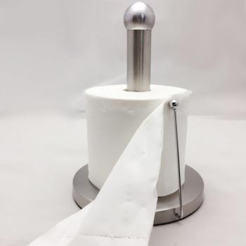 Blesiya soporte de papel higiénico de pie con almacenamiento para 2 rollos de papel