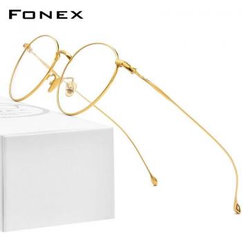 FONEX Myopia Prescription Round Eyewear Frame
