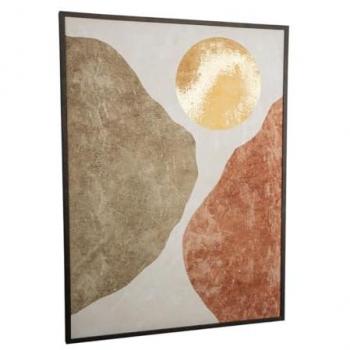 Arte en MDF y poliestireno: lienzo abstracto de 60x80 cm