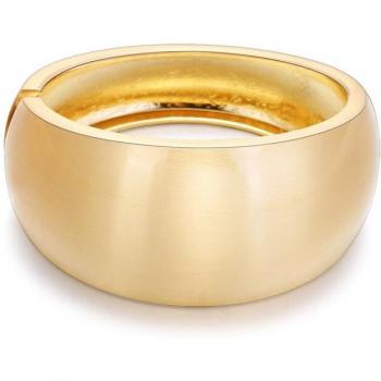 Wide Asymmetric Metal Bangles for Women