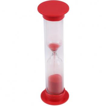 1 Minute Cute Red Sand Timer