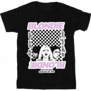 T-shirt à Motif Carreaux Blondie pour Femme