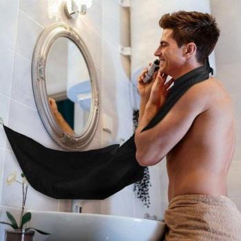 Delantal floral para recortes de barba