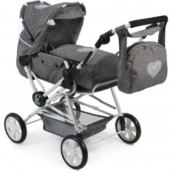 Cochecito de Muñecas Bayer Chic 2000 Road Star Convertible en Jeans Grey