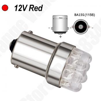 Feu arrière haute visibilité – 10x 1156 BA15S P21W S25 7506 R5W