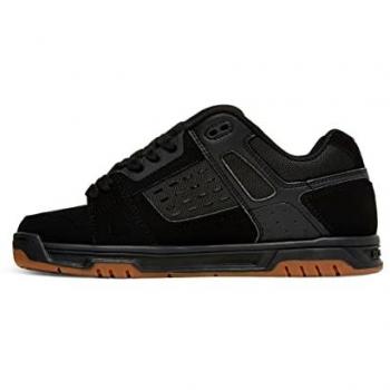Baskets DC Stag Noir – Pointure 40 – Cuir Suède