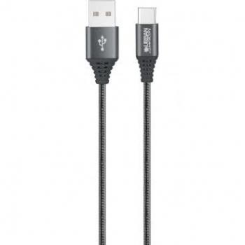 Câble USB 2.0 tressé USB A vers USB C 2 m Urban Factory