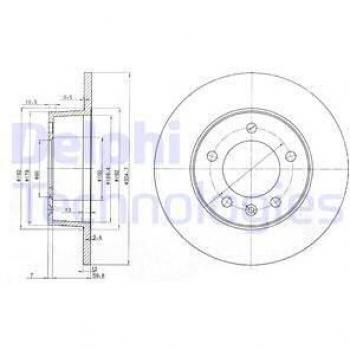 Disco freno DELPHI BG3681