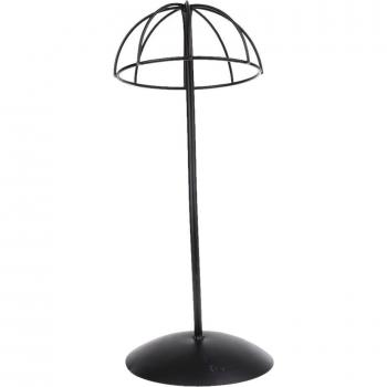 Présentoir de chapeau en fer noir