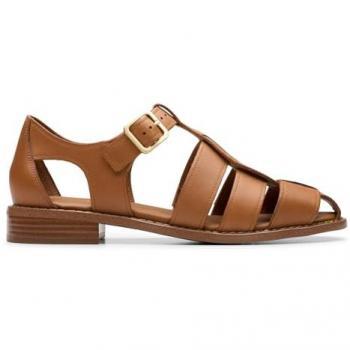 Pelle Hana Sun Tan – Scarpe Clarks EU 39½