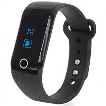 Trevi Smart Band Nero con Cardiofrequenzimetro per iOS e Android
