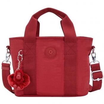 Kipling Minta Handbag in Funky Red