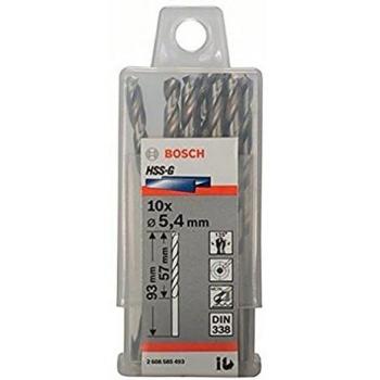 Set composto da 10 punte da trapano standard in acciaio super
