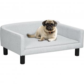 Cama para Cães com Pernas de Madeira
