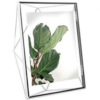 Cadre photo Prisma en métal chromé, 20x25 cm, pour une photo