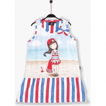 Santoro London Beach Belle Girl’s Beach T‑Shirt Dress, No Sleeves