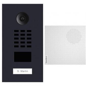 Control de acceso IP antracita D2101V con lector RFID y timbre