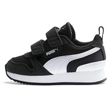 PUMA Sneaker R78 für Jugendliche, schwarz-weiß, Größe 34