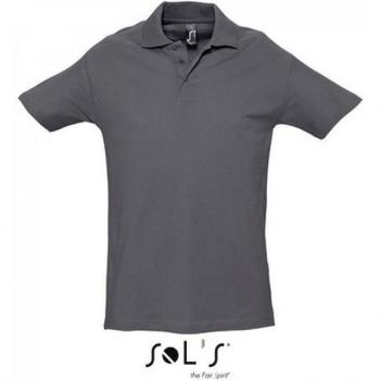 Sol's Grau Poloshirt Spring II für Männer XL