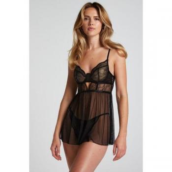 Set Babydoll Isabelle Black