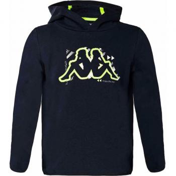Sudadera Kappa Bazilo negra para niños