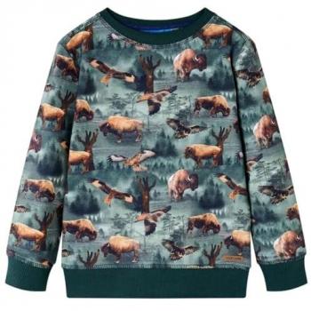 Kids' Dark Green Sweatshirt 116