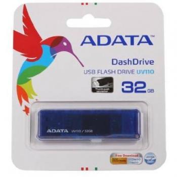 ADATA 32GB USB-Stick DashDrive UV110 Typ A Blau