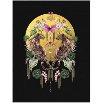 Summer Thornton Sunrise Leopards Canvas