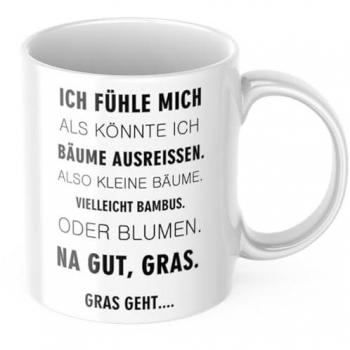 Tinisu 325 ml Tasse mit fröhlichem Morgen-Motiv für Büro