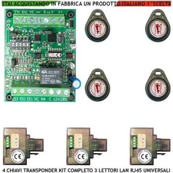 TRASPONDENZA UNIVERSALE 12/24VAC