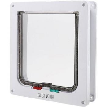Small Pet Gate Door with 4-Way Lock