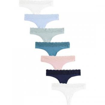 Culottes Next Pastel en coton et dentelle – Pack de 7