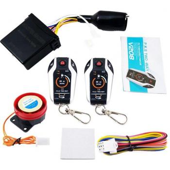 12V Motorcycle Anti-Theft System with Flameout Function