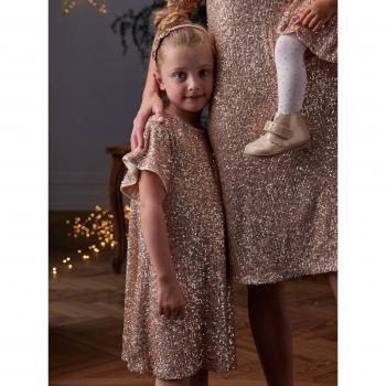 Fille Glamour Séquences Dorées – VERTBAUDET