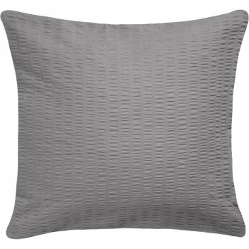 Federa cuscino 80x80 cm Maiorca chiusura a sacco grigia ERWIN M