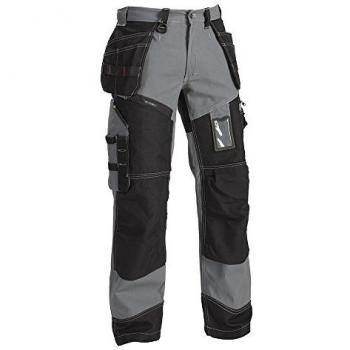 Pantaloni da lavoro X1500 – Grigio chiaro e Nero, taglia 42M, modello corto