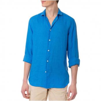 MC2 Saint Barth Pamplona Style Shirt, Blue, Size XL