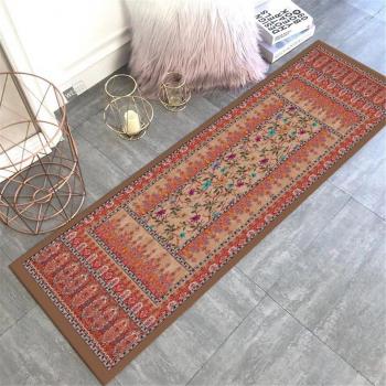 Long Bohemia Ethnic Print Floor Mat