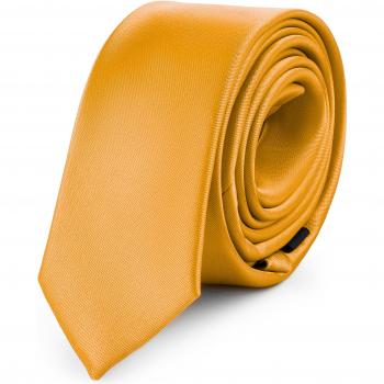 Ladeheid Herren Krawatte (Dunkel Gelb, 150cm x 5cm)