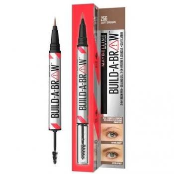 Maybelline Build-A-Brow dual-ended eyebrow pencil for hold and shape shade 257 Medium Brown 1 pc
