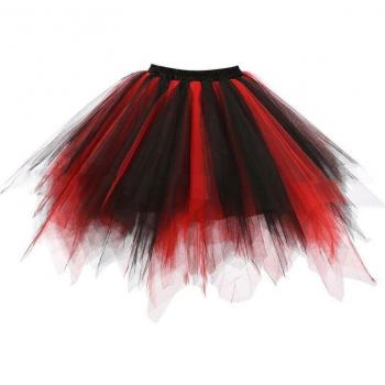 Falda Bailarina Multicolor con Capas