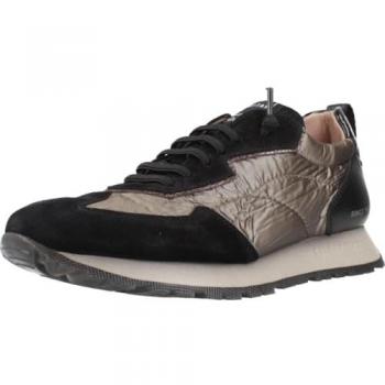 Baskets en Cuir Hispanitas Kansas Noir