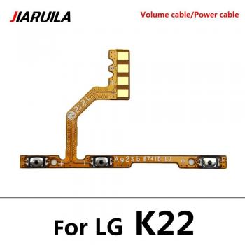 10Pcs Replacement Power Switch Flex Cable for LG K22 K50s K51 K51s