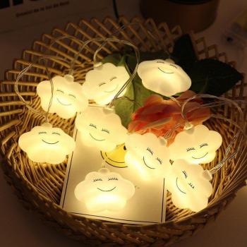 3 Color Cloud String Lights 10LED Battery Operated