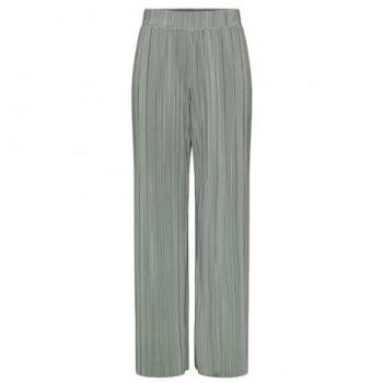 Pantaloni Da Donna Only Ravenna Plissé Verde Oliva