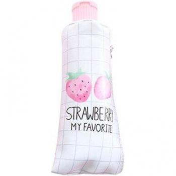 Trousse à crayons Kawaii fraise pour filles et garçons