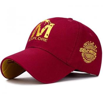 Casquette unisexe avec logo Loup et lettre M